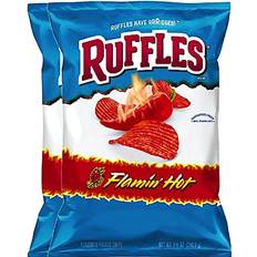 Ruffles Flaming Hot Potato Chips 8.5oz Party Bag