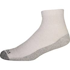 Cherokee Genuine Men's Quarter Work Socks - White/Grey