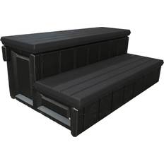 Black Hot Tubs Confer Plastics Hot Tub Deluxe Spa and Step 36"