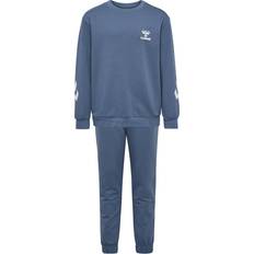 Hummel Hvid Tracksuits Hummel Venti Fritidssæt Jr - Bering Sea
