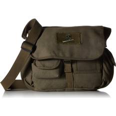 Fox Outdoor Retro Messenger Bag - Skull Emblem Olive Drab