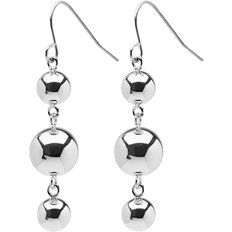Skultuna Örhängen Skultuna Triple Ball Drop Earrings - Silver