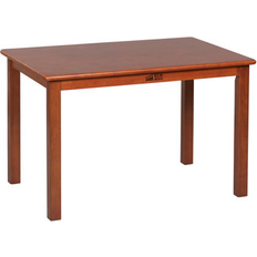 Brown Children's Tables ECR4Kids Rectangular Hardwood Table 24in x 36in