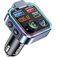 Lencent Bluetooth 5.3 FM Transmitter Wireless Radio Adapter