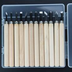 Sofeiya 12pc High-Quality Wood Set Carving Chisel