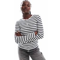 Tommy Jeans Ribbed Long Sleeve Slim T-Shirt