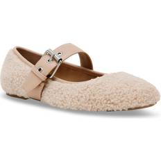 Natural Ballerinas Mellie Mary Jane Flat - Natural Plush