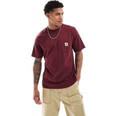 Carhartt WIP Pocket T-Shirt - Burgundy/Red