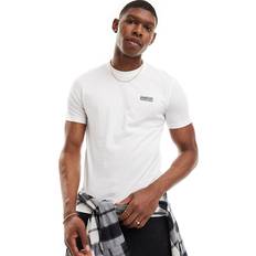 Barbour T-shirts Barbour International Throttle Slim Fit Logo T-shirt - White