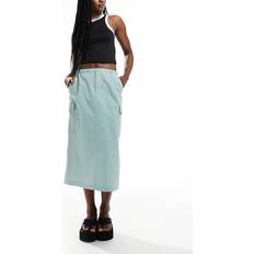 Vans Skirts Vans Riley Parachute Cargo Skirt - Sage Green/Grey