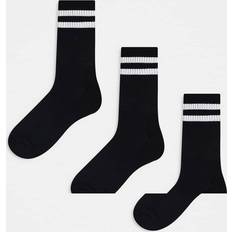 New Look Underwear New Look Stripe Sport Socks - Black