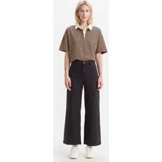 Levi's Dame Bukser Levi's Højtaljede Og Sorte Chinos - Vintagestil