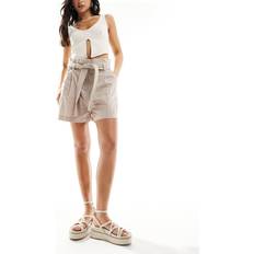 & Other Stories Shorts & Other Stories Linen High Waist Belted Shorts Brown