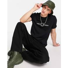 Fred Perry Herr T-shirts Fred Perry T-Shirt - Svart