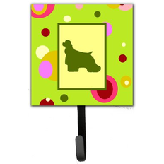 Green Picture Hooks Caroline's Treasures Cocker Spaniel Leash Holder or Key Small Multicolor Picture Hook