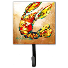 Brown Picture Hooks Caroline's Treasures Crawfish Tanya Leash Holder 6.25 H x 4.25 W x 0.65 D Picture Hook