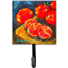 Red Picture Hooks Caroline's Treasures Tomato Slice It Up Leash Holder 6.25 H x 4.25 W x 0.65 D Picture Hook