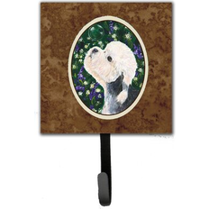 Black Picture Hooks Caroline's Treasures Dandie Dinmont Terrier Leash Holder Small Picture Hook