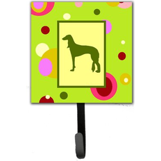 Green Picture Hooks Caroline's Treasures Saluki Leash Holder Key Small Multicolor Picture Hook
