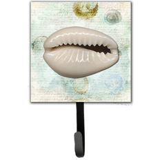 Beige Picture Hooks Caroline's Treasures Shells Leash Holder Wall 6.25 H x 4.25 W x 0.65 D Picture Hook