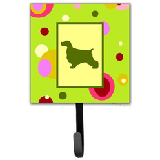 Green Picture Hooks Caroline's Treasures Cocker Spaniel Leash Holder Key Small Picture Hook