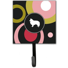 Black Picture Hooks Caroline's Treasures Sheltie Leash Holder or Key Small Multicolor Picture Hook
