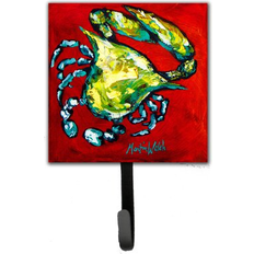 Green Picture Hooks Caroline's Treasures Shrimp Right Direction Leash or Key Holder Small Picture Hook