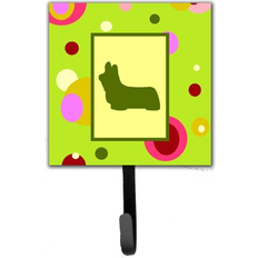 Yellow Picture Hooks Caroline's Treasures Skye Terrier Leash Holder Wall 6.25 H x 4.25 W x 0.65 D Picture Hook