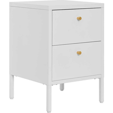 Acier Commodes House Nordic Byrå Dalby White Chest of Drawer 40x60cm