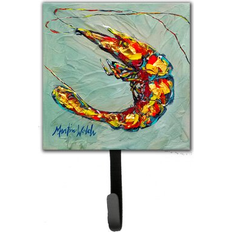 Green Picture Hooks Caroline's Treasures Shrimp Ripples Leash or Key Holder Small Picture Hook