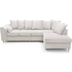 Natural Sofas Abakus Direct Jumbo White Sofa 274.3cm 4 Seater