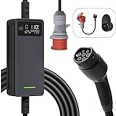 dé EV Laddare CEE Laddkabel Typ 2 11 kW