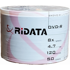 Optical Storage RiData 50 pack dvd-r 8x speed 4.7 gb 120 minutes 50 discs sealed