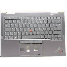 Computer Spare Parts Lenovo Yoga X1 6th Keyboard Palmrest Grey