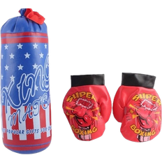 Sininen Nyrkkeilysarjat Teknikproffset Soft Boxing Set for Children