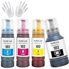 ASEKER Ink Bottles Multipack Compatible /Cyan/Magenta/Yellow