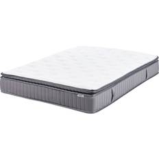 Beliani Double Size Pocket Mattress 140 x 200 cm Coil Spring Matress