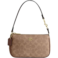 Coach Nolita 19 In Signature Canvas - Gold/Tan/Brown