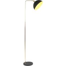 Home ESPRIT Elegant Black/Golden Floor Lamp 152cm