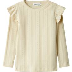 98 Blouses en Tunieken Name It NMFJulia Shirt - Beige