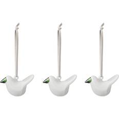 Iittala Juldekorationer Iittala Glasfågel 3-Pack Vit Julgranspynt