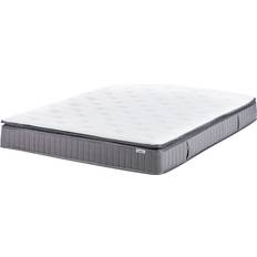 180cm Boxspring Matrassen Beliani Pleasant Matras-Wit-Pocketveren