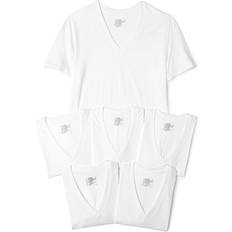 Hanes Classics V-Neck T-Shirt 6-Pack - White