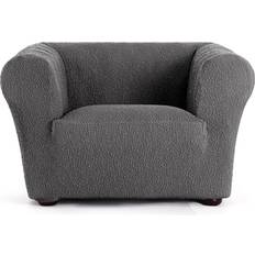 Grå Sædebetræk Eysa Dark Armchair Slipcovers 110 x 100 x 130 cm Loose Chair Cover Grey