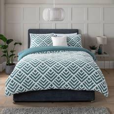 Luxurious Geo Jacquard Fleece Double