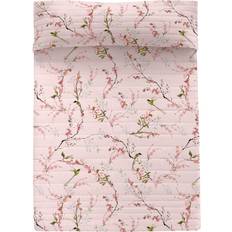 HappyFriday Chinoiserie Pink Bedspread Quilt 270 x 260 cm Sengetæppe Pink, Multifarve (260x)