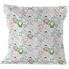 Multifargete Putetrekk HappyFriday Moshi Macaque Pillowcase 80 x 80 cm Pillow Case Multicolour (80x80cm)