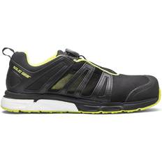 Toe Guard Solid Gear Vent Plasma Safety Shoes - Black/Yellow
