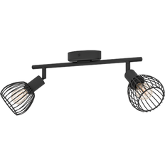Eglo Spotlights Eglo Sonnino Spot 2L Sort Spotlight