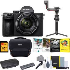 Sony a7 III Mirrorless Camera with 28-70mm Lens with RS 3 Gimbal Stabilizer and Accessory Bundle Provides Balanced Recording and Stable Photography (6 Items)